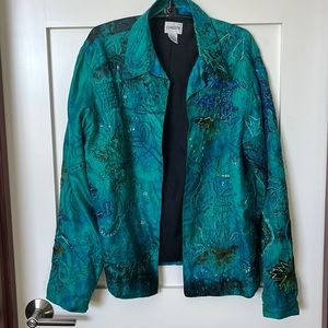 Chico’s silk jacket in a size 1